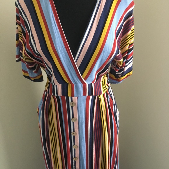 Harper Multicolored Striped Maxi Dress - Picture 2 of 6